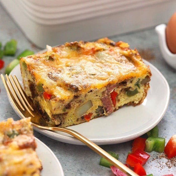 Effortless Low-Carb Mornings: The Chicken Fajita Breakfast Bake Recipe